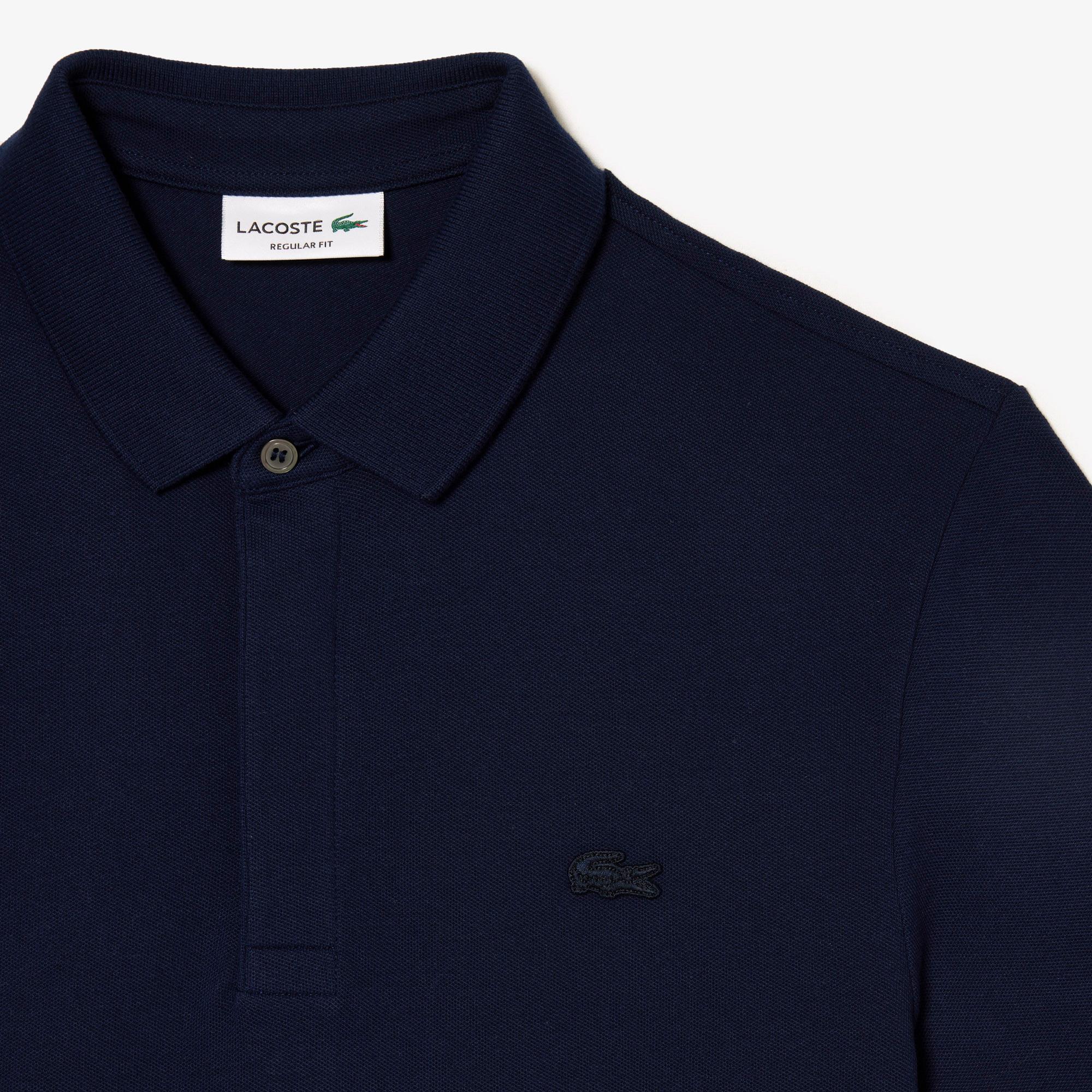 Lacoste Mens Regular Fit Paris Polo Shirt Navy